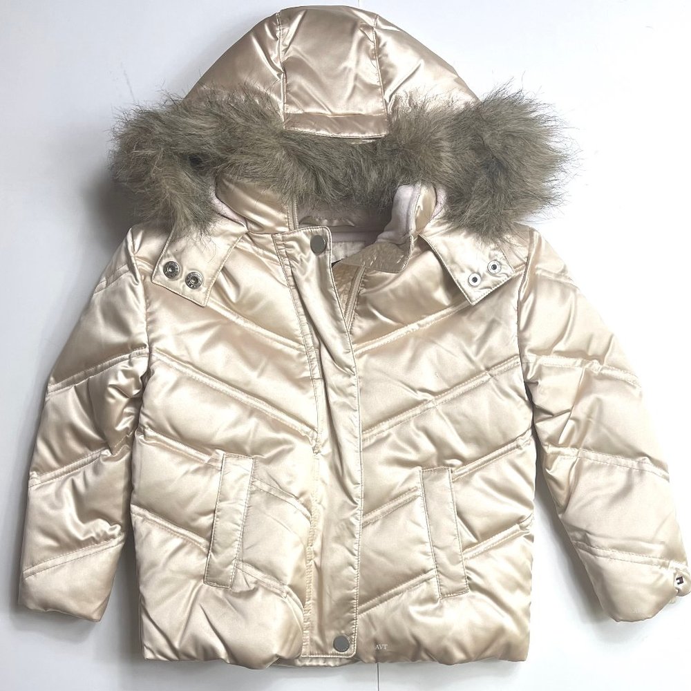 New Tommy Hilfiger Girls Down Puffer Jacket sz 4T